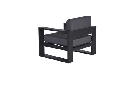 Garden Impressions Cube Lounge Sessel - carbon black/reflex black