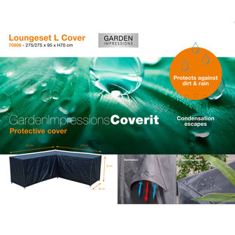Garden Impressions Coverit Loungeset L h&uuml;lle - 275/275x95xH70