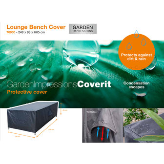 Garden Impressions Coverit Lounge Bank H&uuml;lle - 248x88xH65