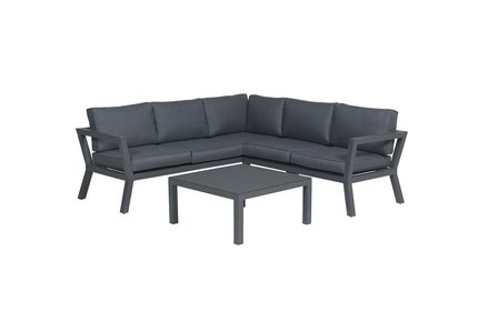 Garden Impressions Colorado Loungeset 3-tlg. - carbon black/reflex black