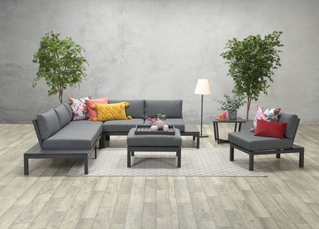 Garden Impressions Annabella Lounge Sessel - carbon black/mystic grey