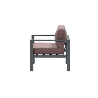 Garden Impressions Bianca Lounge Sessel - Carbon black/ Kupfer