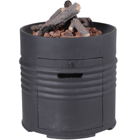 Garden Impressions Cozy Living Barrel - Ø60xH62, schwarz