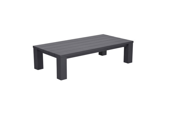 Garden Impressions Cube Lounge Tisch - 140x72xH40 carbon black