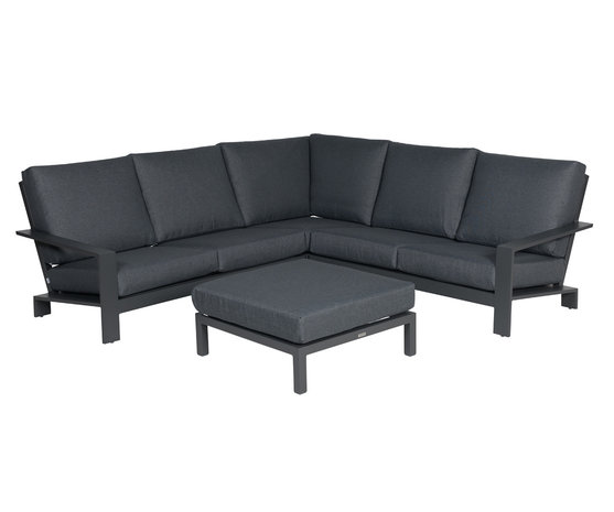 Garden Impressions Lincoln lounge set 4-tlg. - carbon black/ reflex black