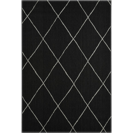 Garden Impressions Diamonds Teppich - 120x170 cm schwarz