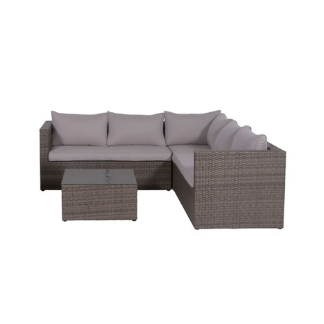 Garden Impressions Montana Lounge Set 4-Teilig - new kubu/ sand