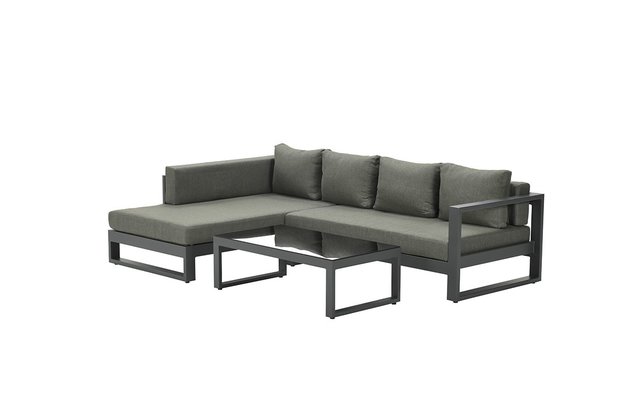 Garden Impressions Esmee Loungeset 3-tlg. rechts - carbon black/mystic grey