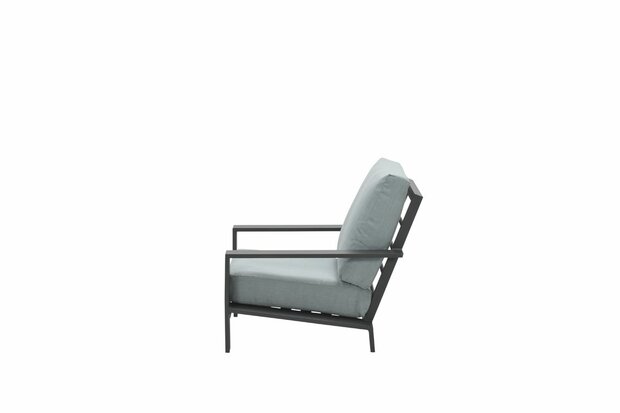 Garden Impressions Lincoln Lounge Sessel - carbon black/ mintgrau