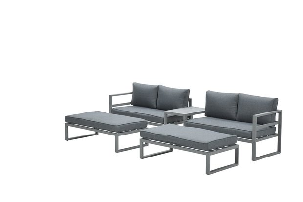 Garden Impressions Bretagne Loungeset 5-Teilig - arctic grey/ mystic Grau
