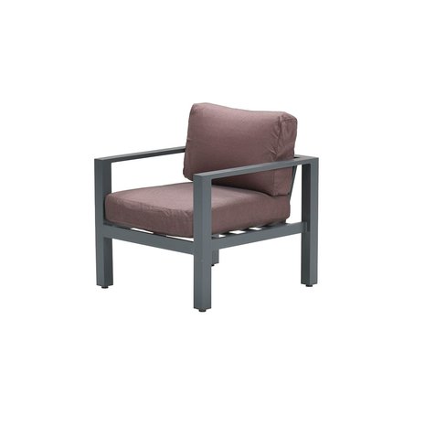 Garden Impressions Bianca Lounge Sessel - Carbon black/ Kupfer