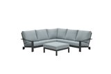 Garden Impressions Lincoln lounge set 4-delig - carbon black/ mint grey_