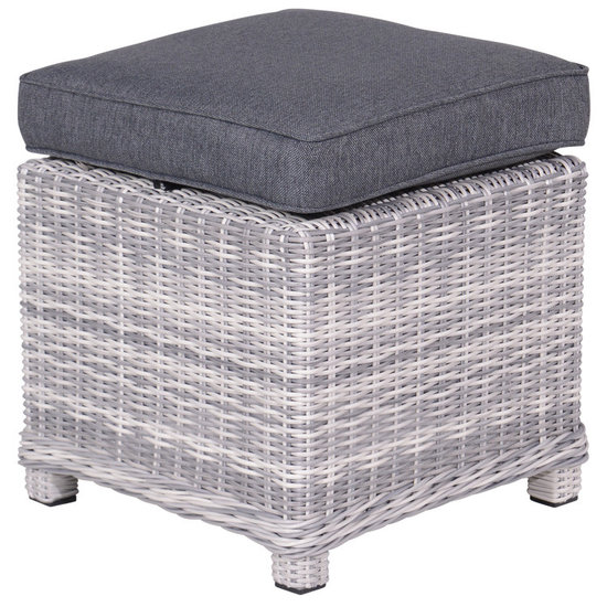 Garden Impressions Milwaukee Hocker - cloudy grey HØ5mm/reflex black