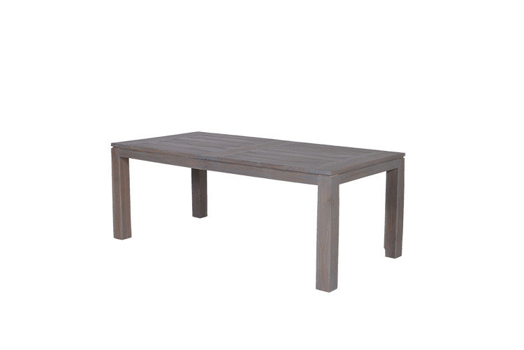 Garden Impressions Mexico Tisch - 200x100x76grey teak/Beine10x10