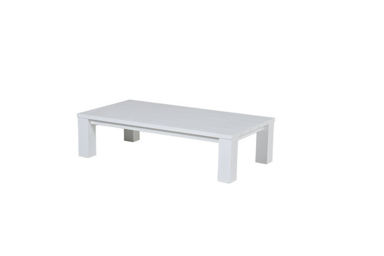 Garden Impressions Cube Lounge Tisch - 140x72xH40 mat white