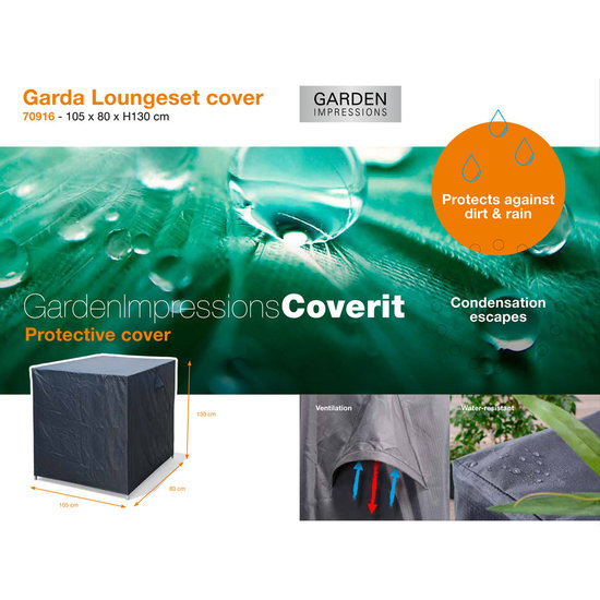 Garden Impressions Coverit Garda loungeset hülle - 105x80xH130