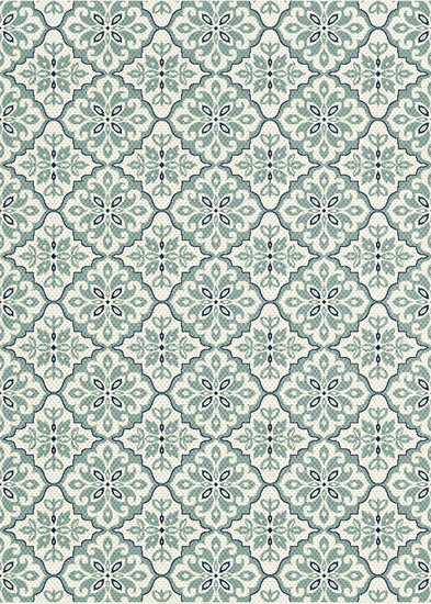 Garden Impressions Tilo Outdoor Teppich - 200x290 robusto blue