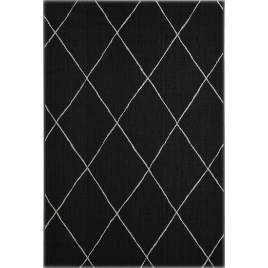 Garden Impressions Diamonds Teppich - 200x290 cm schwarz