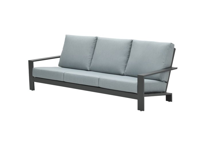 Garden Impressions Lincoln Bank 3-Sitzer L230 - carbon black/ mintgrau