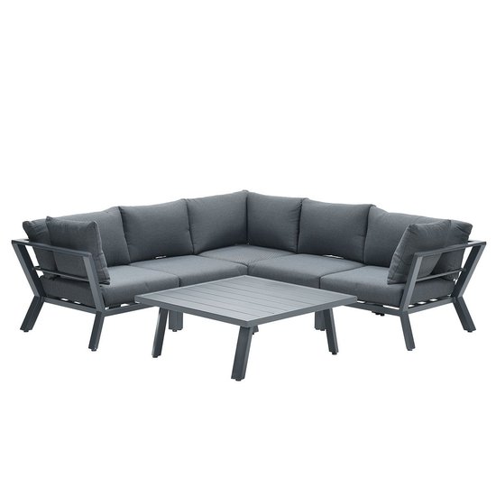 Garden Impressions Sasha Lounge Set 4-tlg - Carbon black/ reflex Schwarz