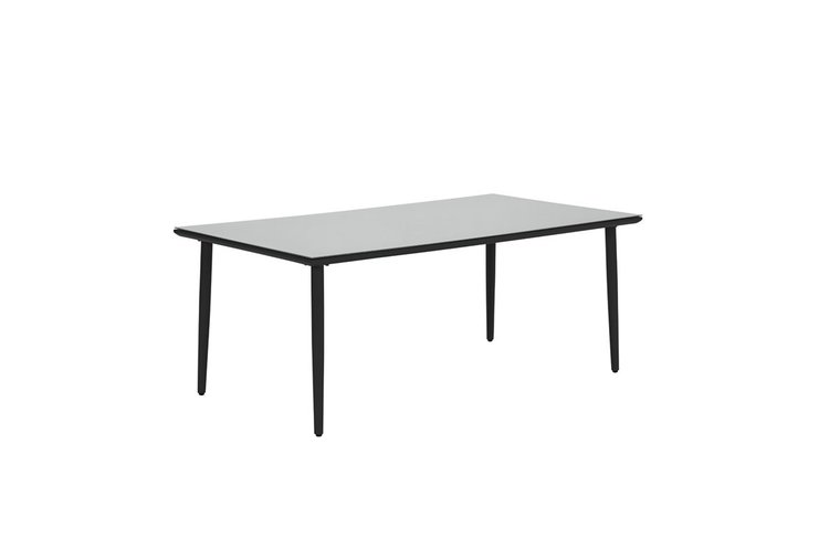 Garden Impressions Perth Dining Tisch 180x100 - Carbon Black/ mint Grau