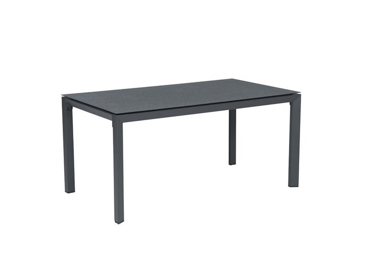Garden Impressions Salsa Tisch 160x90 - Carbon Black/ Grau  Spraystone